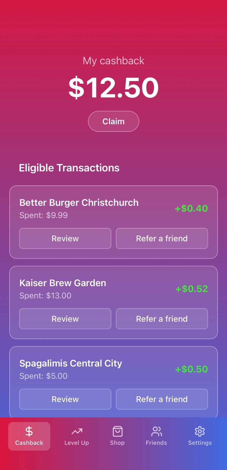 Prem Pay - Earn Cashback Shopping Local in Christchurch